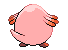 #113 Chansey sprite Posterior