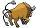 #128 Tauros sprite Posterior