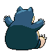 #143 Snorlax sprite Posterior