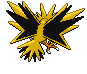 #145 Zapdos sprite Posterior