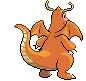 #149 Dragonite sprite Posterior