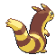 #162 Furret sprite Posterior