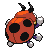 #165 Ledyba sprite Posterior