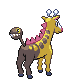 #203 Girafarig sprite Posterior