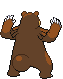#217 Ursaring sprite Posterior