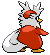 #225 Delibird sprite Posterior
