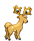 #234 Stantler sprite Posterior