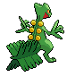 #254 Sceptile sprite Posterior
