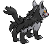 #262 Mightyena sprite Posterior