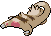 #287 Slakoth sprite Posterior