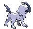 #359 Absol sprite Posterior