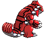 #383 Groudon sprite Posterior