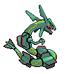 #384 Rayquaza sprite Posterior