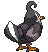 #397 Staravia sprite Posterior