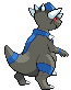 #409 Rampardos sprite Posterior