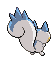 #417 Pachirisu sprite Posterior