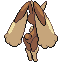 #428 Lopunny sprite Posterior