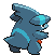 #443 Gible sprite Posterior