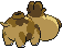 #449 Hippopotas sprite Posterior