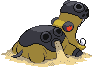 #450 Hippowdon sprite Posterior