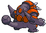 #464 Rhyperior sprite Posterior