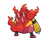 #467 Magmortar sprite Posterior