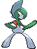#475 Gallade sprite Posterior