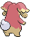 #531 Audino sprite Posterior