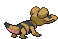 #551 Sandile sprite Posterior