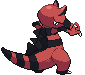 #553 Krookodile sprite Posterior