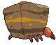 #558 Crustle sprite Posterior