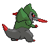 #611 Fraxure sprite Posterior