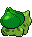 #001 Bulbasaur sprite Posterior Shiny