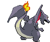 #006 Charizard sprite Posterior Shiny