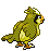 #016 Pidgey sprite Posterior Shiny