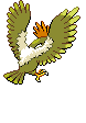 #022 Fearow sprite Posterior Shiny