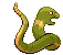 #023 Ekans sprite Posterior Shiny