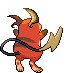 #026 Raichu sprite Posterior Shiny