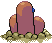 #051 Dugtrio sprite Posterior Shiny