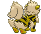 #059 Arcanine sprite Posterior Shiny