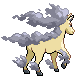 #078 Rapidash sprite Posterior Shiny