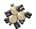 #082 Magneton sprite Posterior Shiny