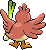 #083 Farfetch'd sprite Posterior Shiny