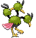 #085 Dodrio sprite Posterior Shiny