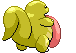 #108 Lickitung sprite Posterior Shiny