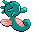 #116 Horsea sprite Posterior Shiny