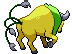 #128 Tauros sprite Posterior Shiny