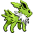 #135 Jolteon sprite Posterior Shiny