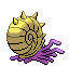 #139 Omastar sprite Posterior Shiny