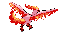#146 Moltres sprite Posterior Shiny